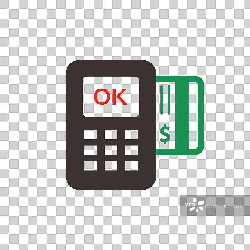 彩色风格支付终端图标图片素材