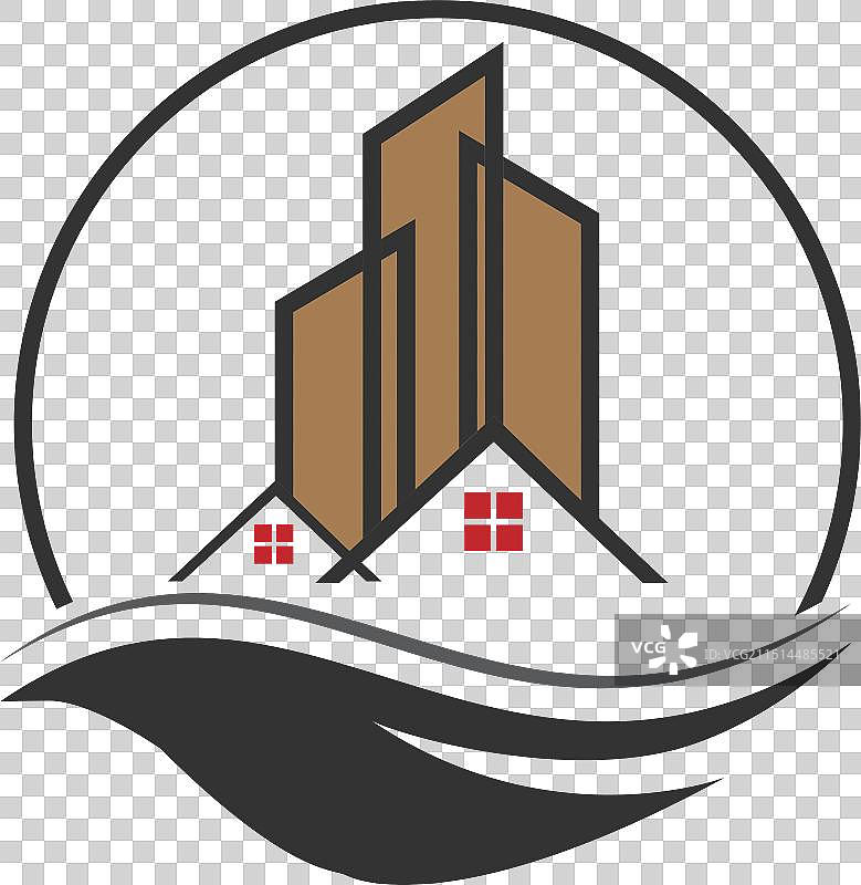 高端房地产Logo设计模板图片素材