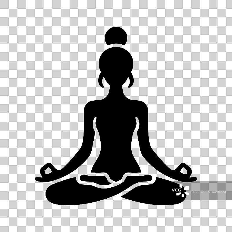 简约黑色人物图标图片素材