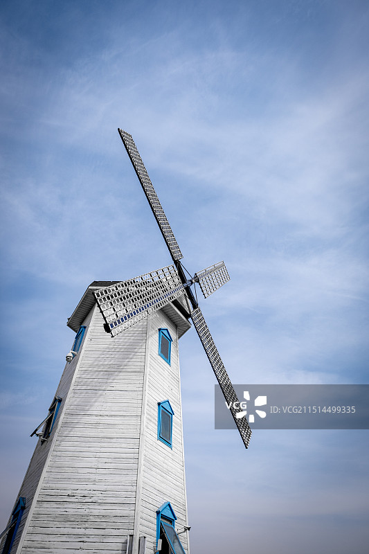 鸽子滩风车图片素材