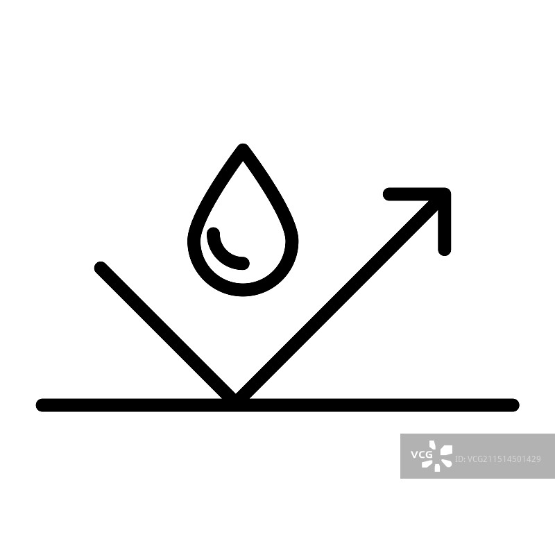 防水表面线性logo标志图片素材