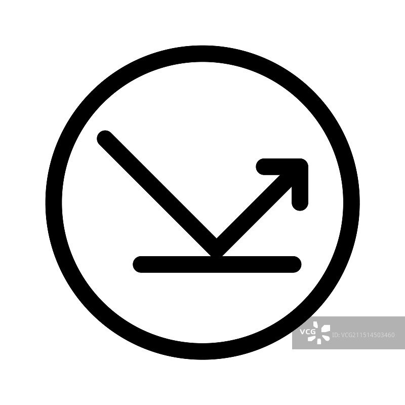 黑白回弹线性图标标志图片素材