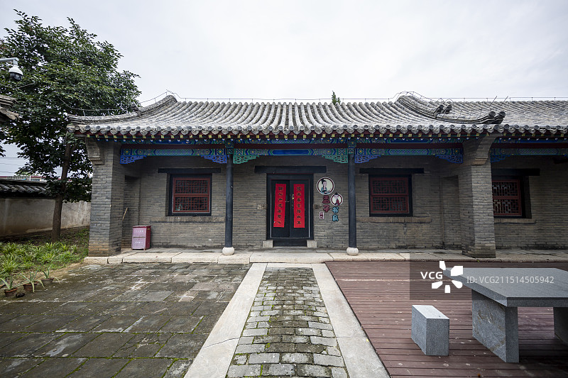 山东省济宁市邹城市孟府：后学（是孟氏嫡系后裔读书之处，最早由孟子七十代嫡孙孟广均所创）图片素材