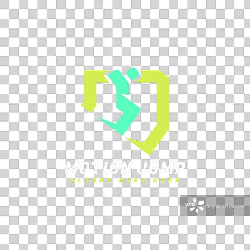 抽象首字母M组合标志设计图片素材