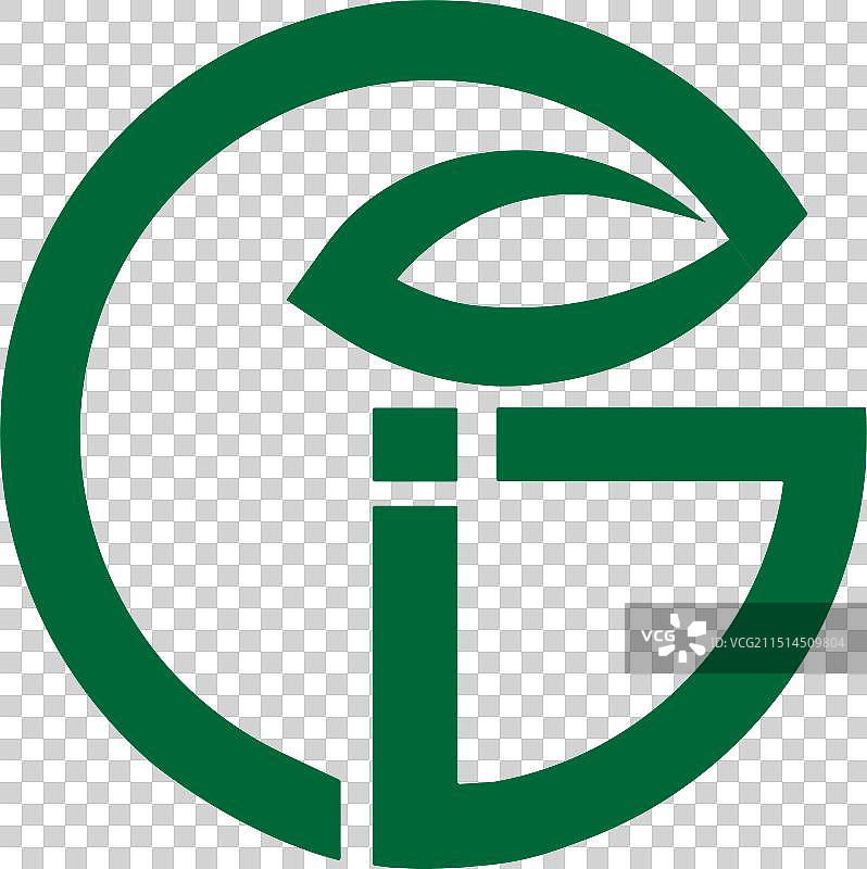绿色叶子logo设计图片素材