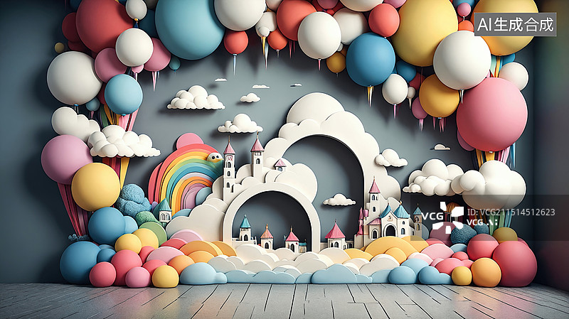 【AI数字艺术】梦幻童话世界图片素材