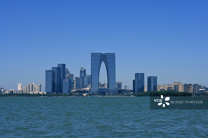 苏州天际线图片素材