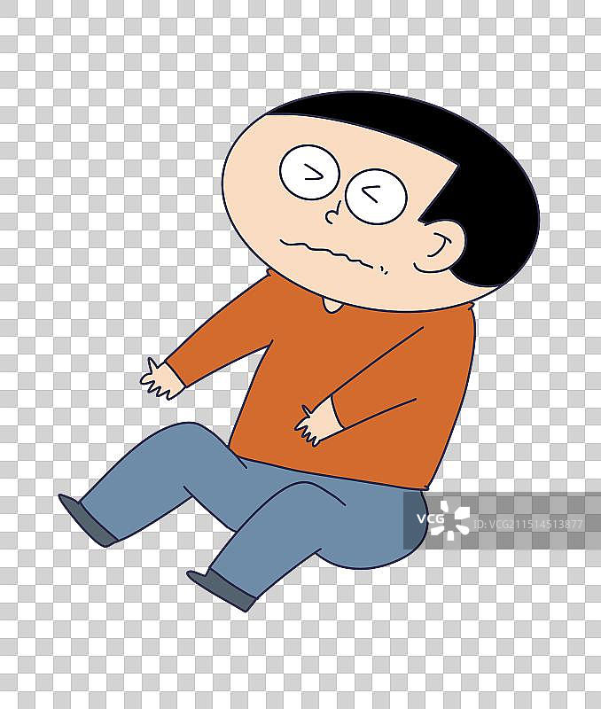 摔倒跌倒的人物图片素材