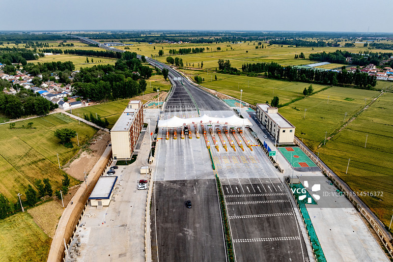 白堽黄河公路大桥：全长14公里，投资31亿，连通河南濮阳至山东鄄城图片素材