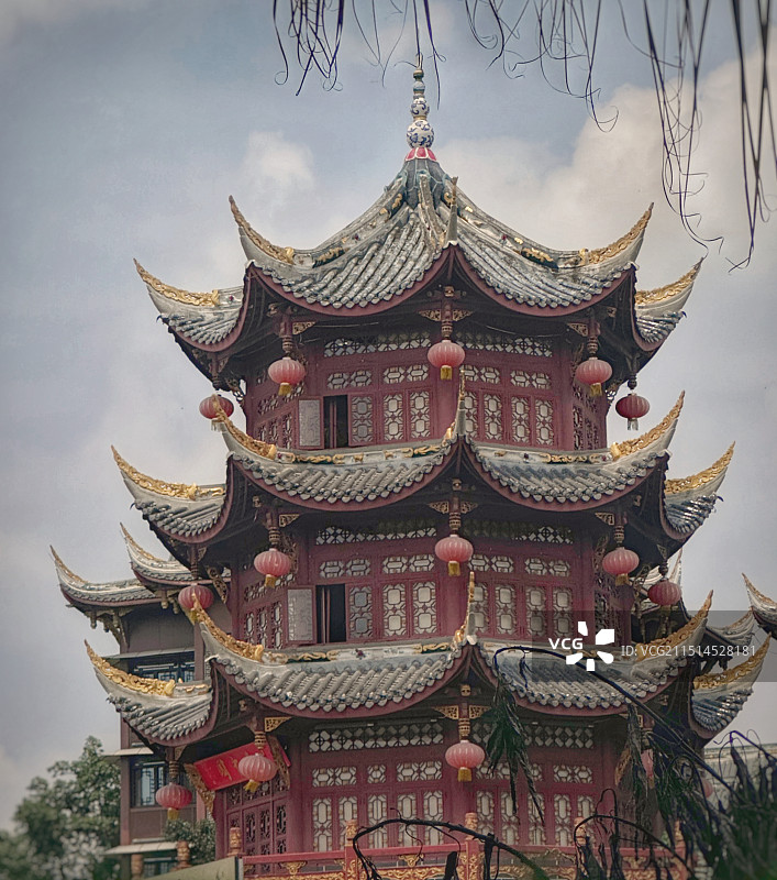 成都百花潭公园图片素材