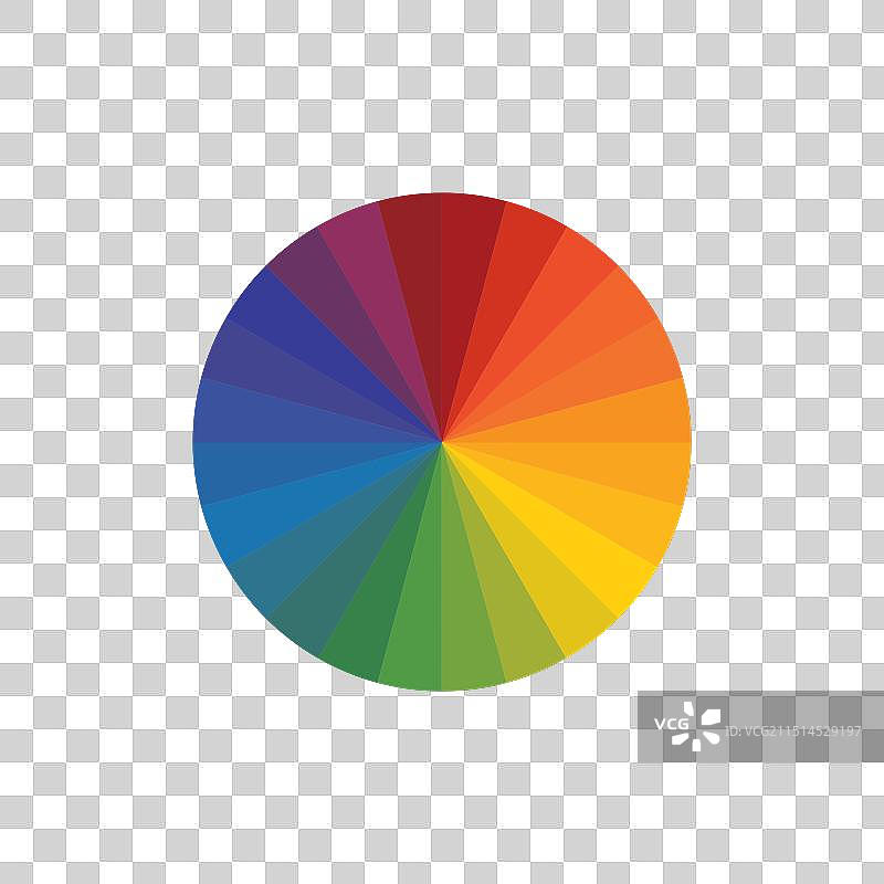色轮调色板光谱图片素材