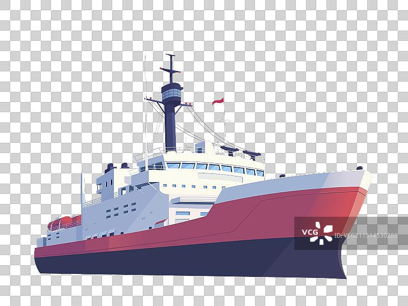 蓝色背景上的极简风格大容器图片素材