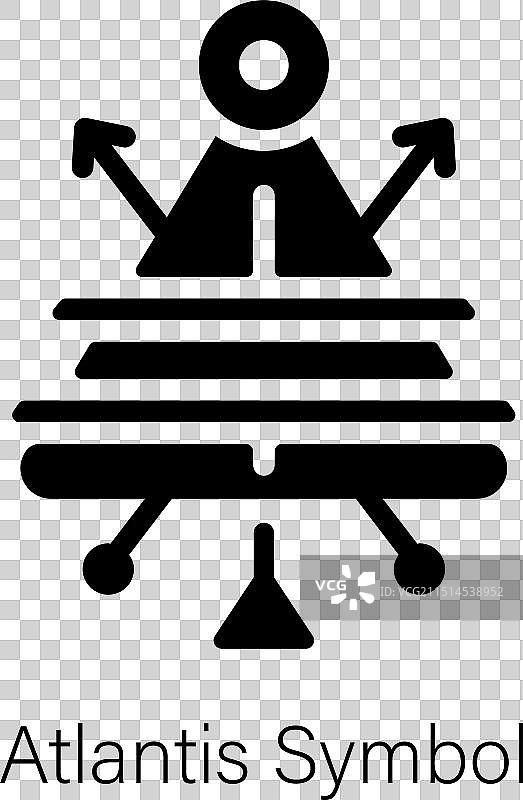 亚特兰蒂斯标志图片素材