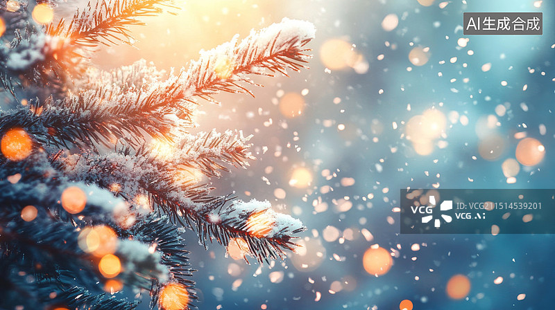 【AI数字艺术】圣诞元素 氛围 素材 装饰 圣诞球 花环 圣诞树 摄影 街拍 旅行 树图片素材