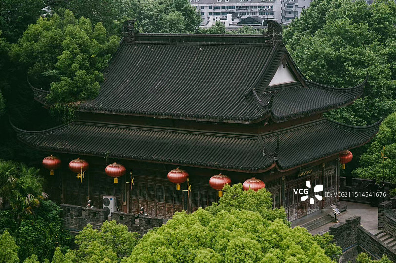 浙江杭州鼓楼图片素材