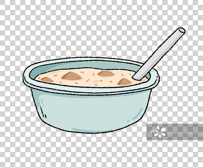 一个大碗装着汤图片素材