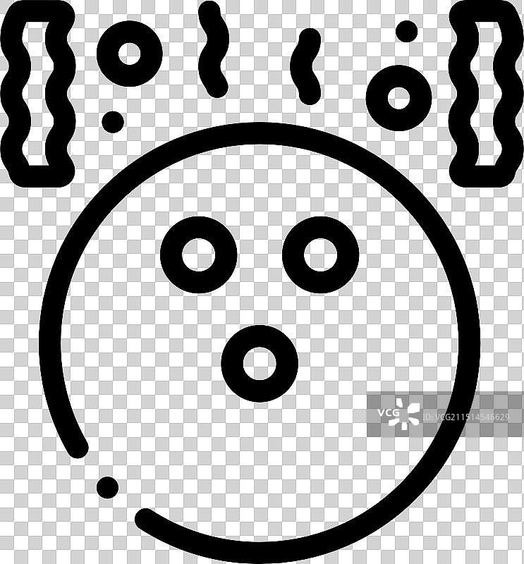 保龄球图标细线条风格设计图片素材