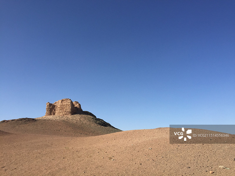 敦煌阳关景区烽火台遗址图片素材