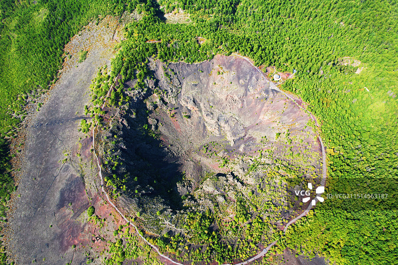 五大连池火山老黑山图片素材