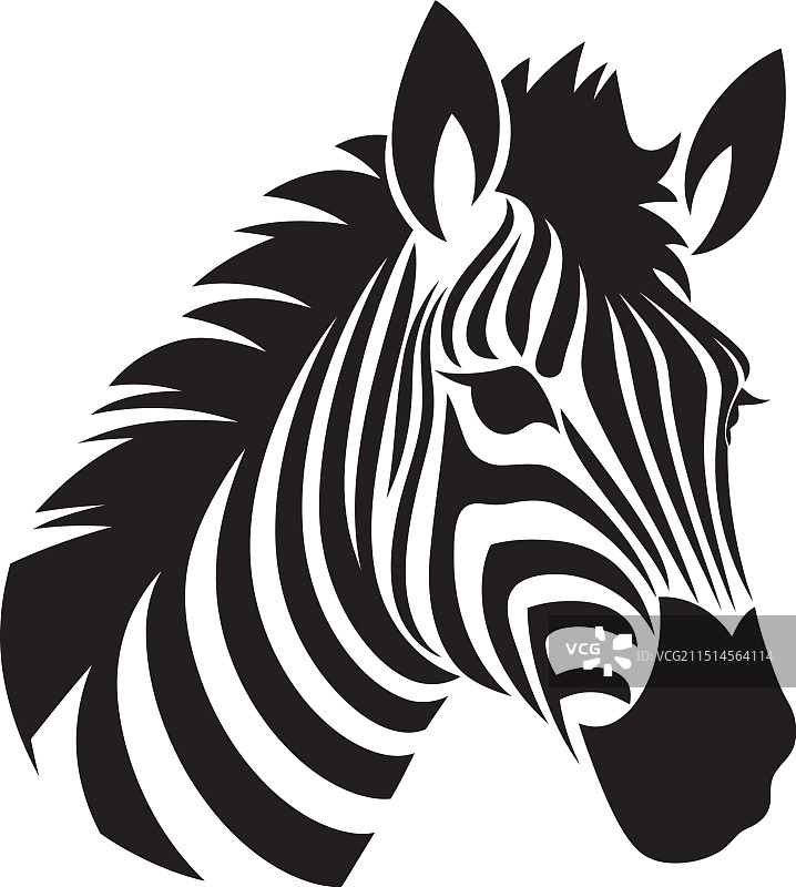 斑马艺术作品图形图片素材