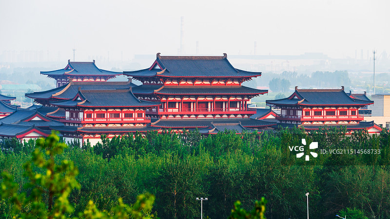 唐山市南湖景区图片素材