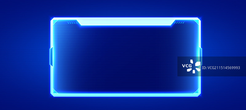 科技边框显示屏图片素材