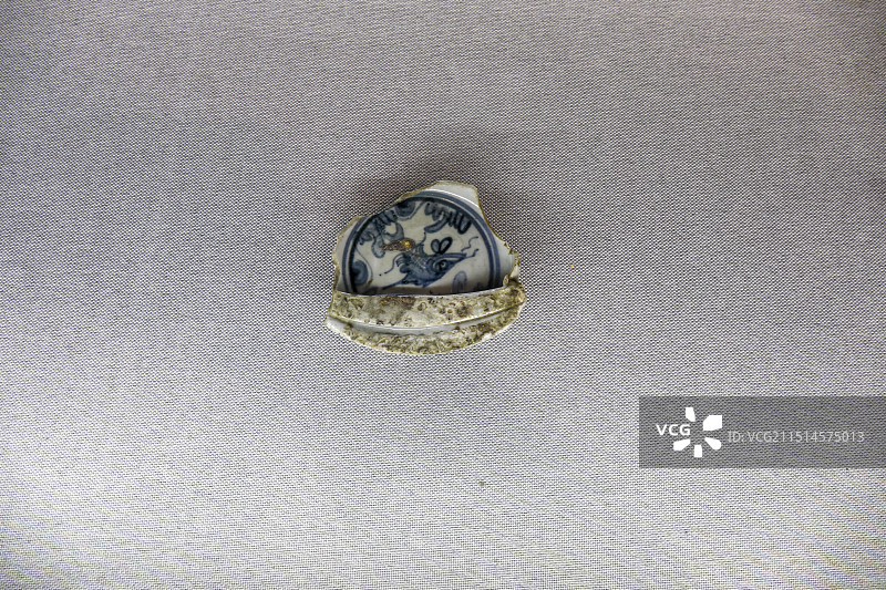 景德镇中国陶瓷博物馆破碎陶瓷历史文物图片素材