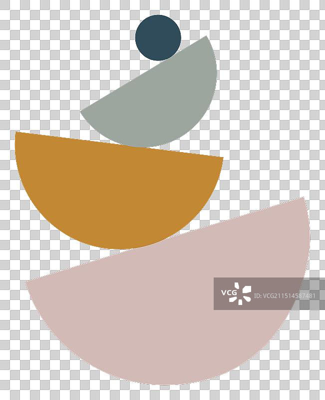 平衡抽象几何极简Logo图片素材