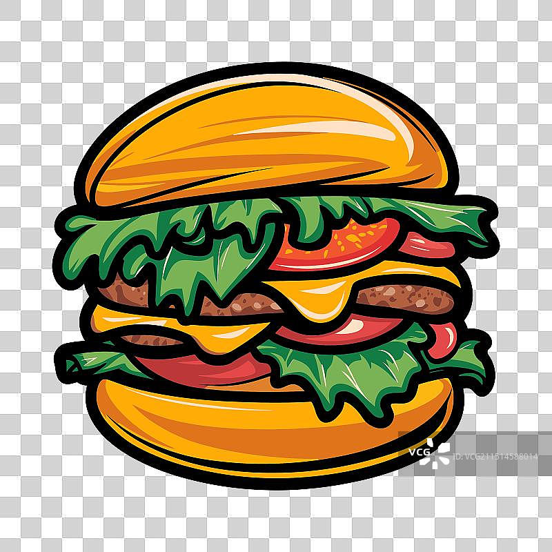 汉堡艺术设计图片素材