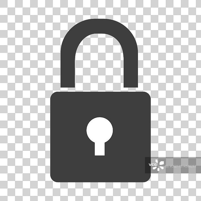 挂锁图标设计隐私符号图片素材