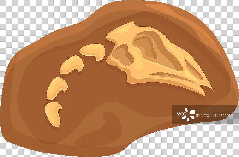 地面恐龙沉积物图标卡通土壤图片素材