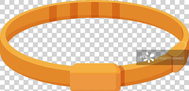 橙色跳蚤项圈图标卡通尾巴图片素材