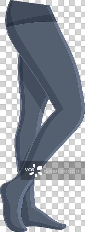 黑色连裤袜图标卡通图片素材