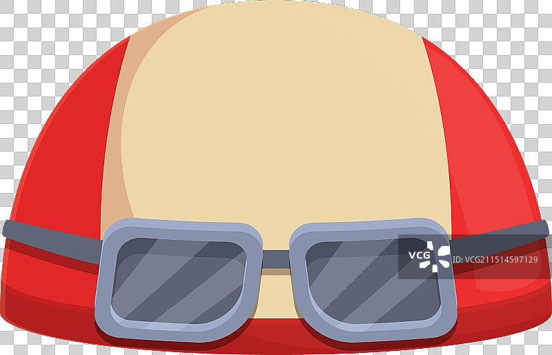 卡通保护浮潜泳帽图标图片素材