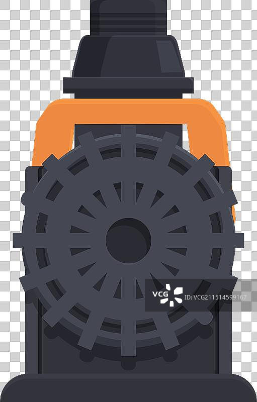水泵发动机图标卡通图片素材