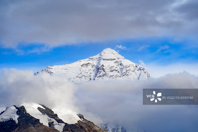 珠峰大本营图片素材