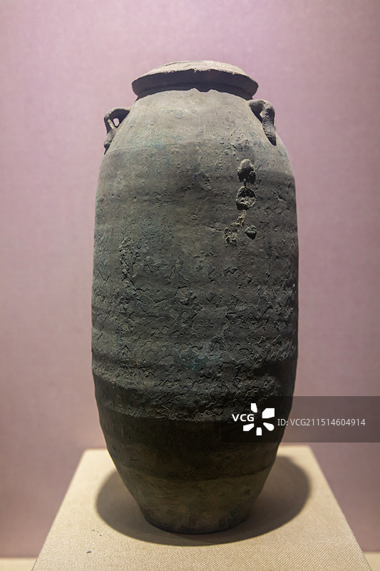 泰州姜堰博物馆展出文物韩 瓶 宋 代姜堰出土图片素材