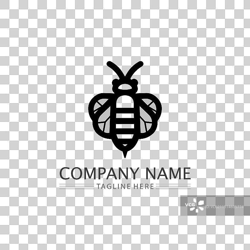 蜂蜜和蜜蜂图标动物设计图片素材