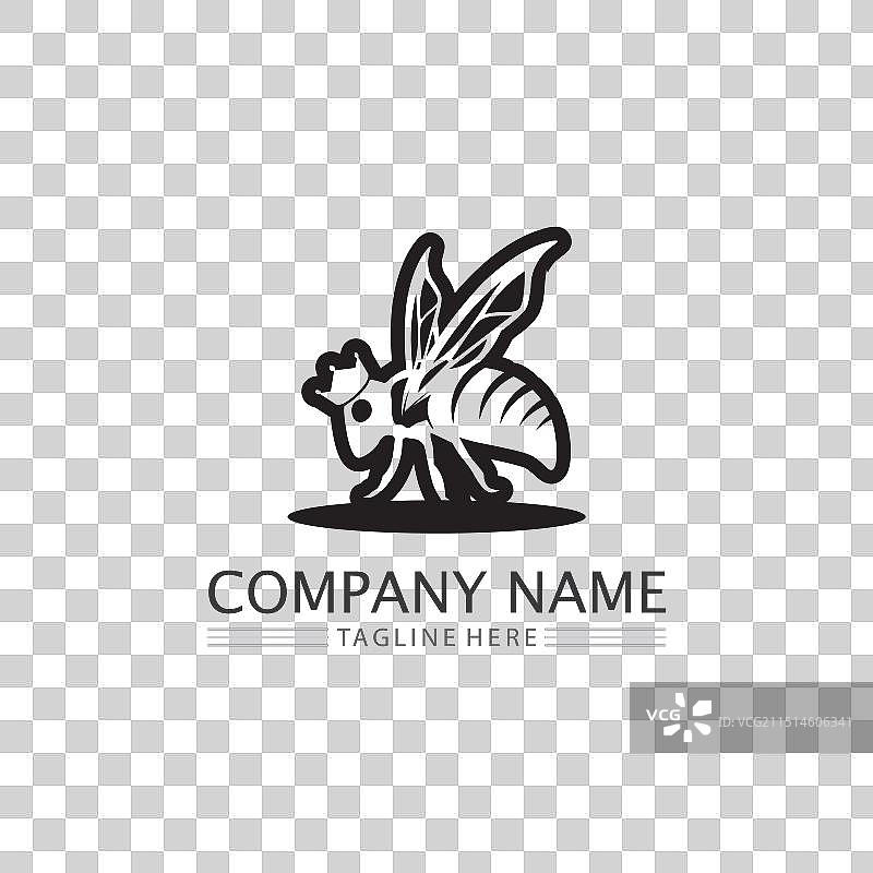 蜂蜜和蜜蜂图标动物设计图片素材