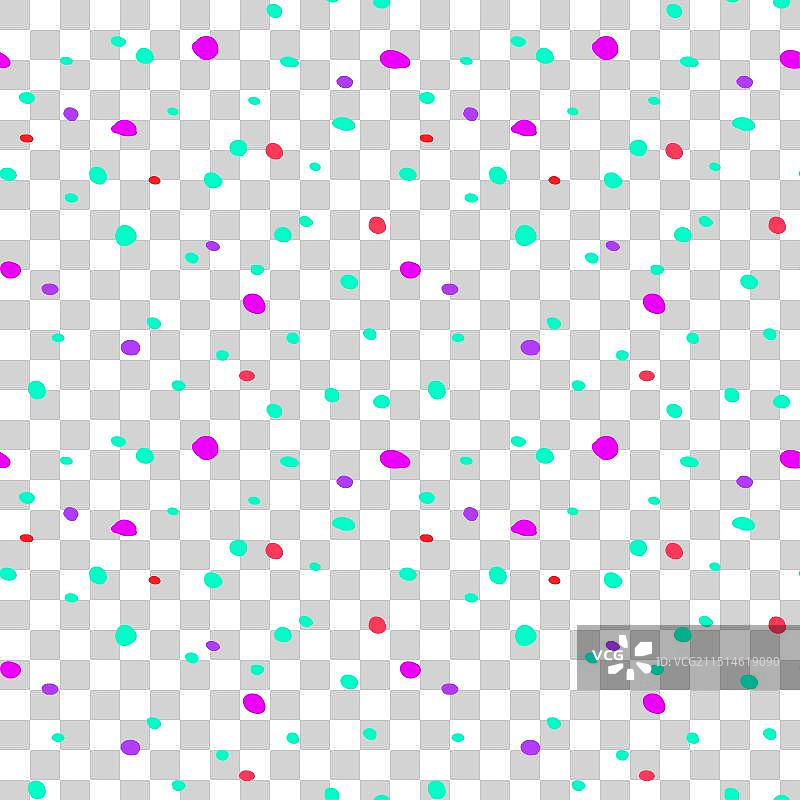 手绘波尔卡圆点涂鸦图案图片素材