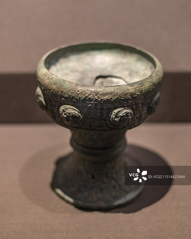 琱生豆 西周 宝鸡市陈仓区西高泉村出土 陕西历史博物馆图片素材