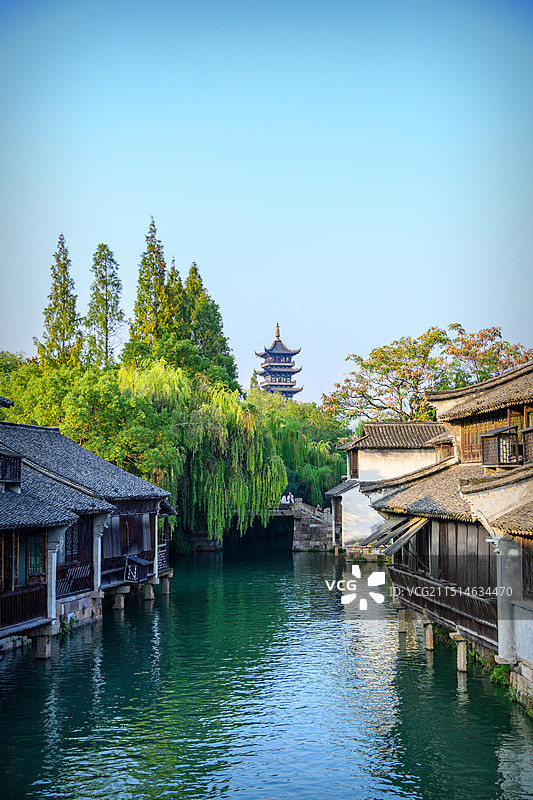 嘉兴乌镇风光图片素材