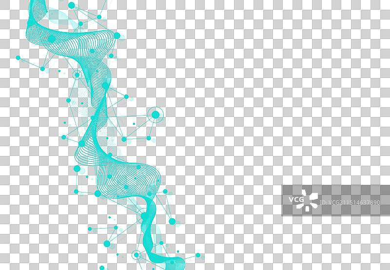 点线连接抽象科技图片素材