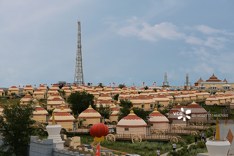 乌兰察布格根塔拉草原旅游中心图片素材