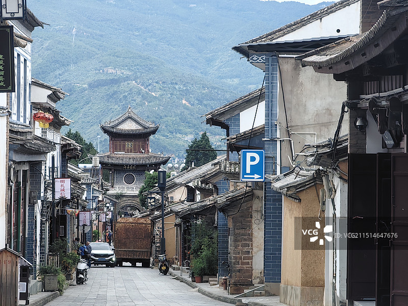 大理巍山古城一巍宝山旅游区图片素材