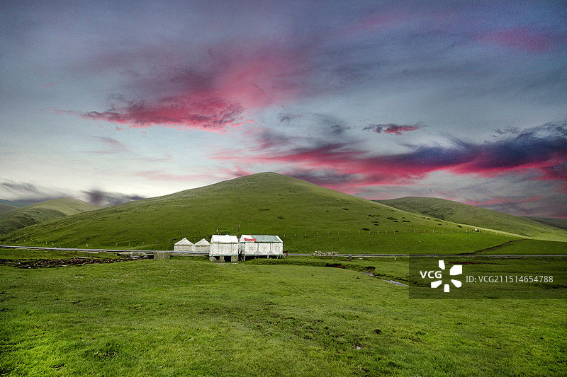 曲靖会泽大海草山景区图片素材