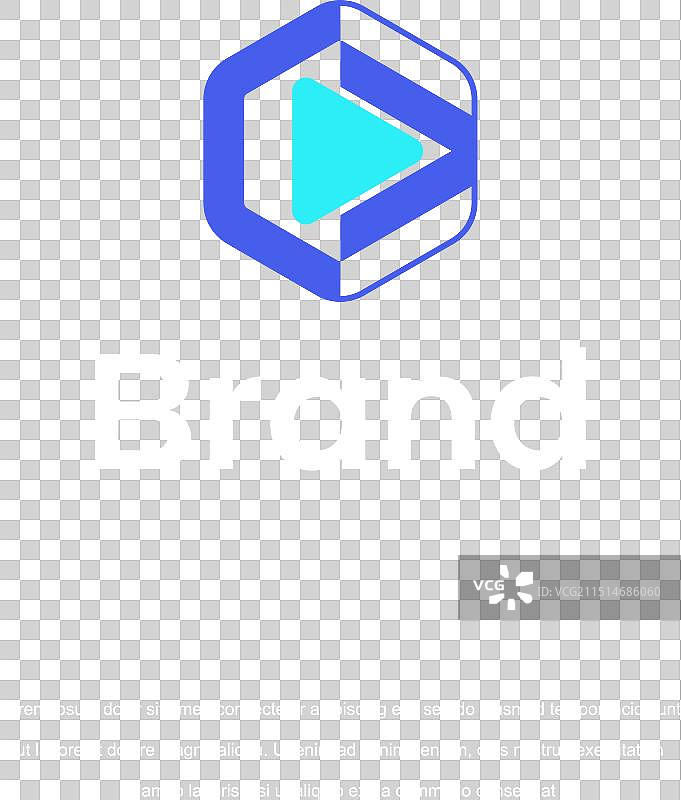 播放按钮Logo设计图片素材