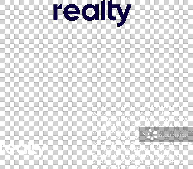 彩色房屋标志设计房地产模板图片素材