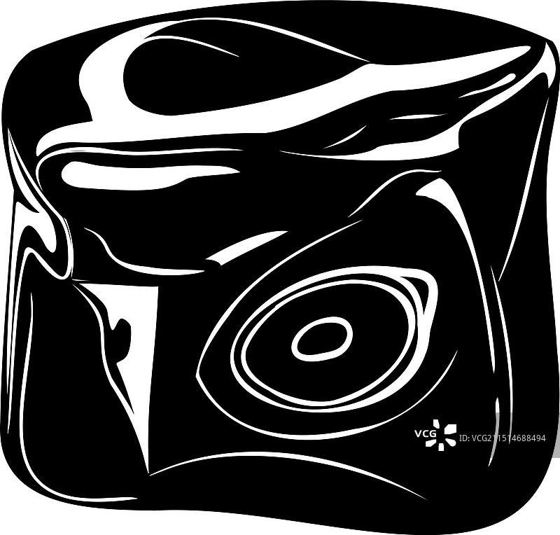 天然未处理的孔雀石宝石的形状图片素材