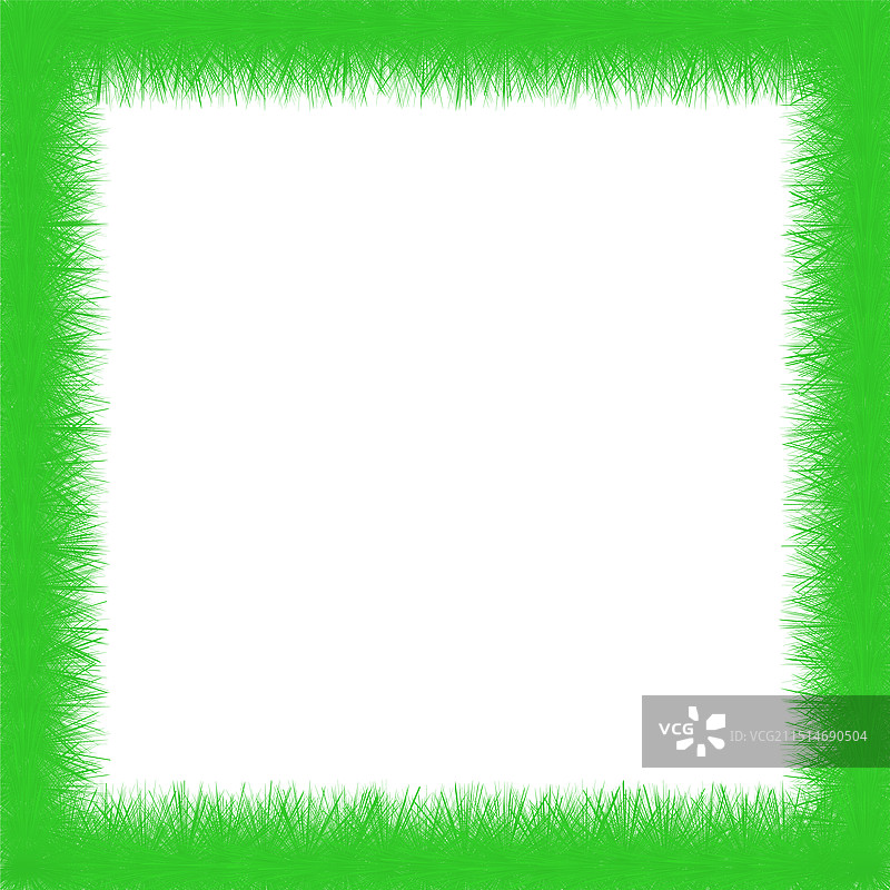 绿色草地设计照片相框图片素材